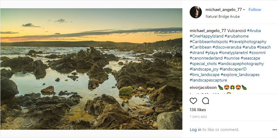 Instagram-User-Photo-at-michael_angelo_77-Natural-Beauty-VisitAruba-Blog-Aruba-You-Should-be-Here-location-tag-vulcanoid-rocks-island