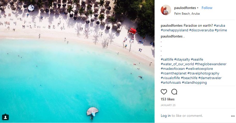 Instagram-User-Photo-at-paulodfontes-Natural-Beauty-VisitAruba-Blog-Aruba-You-Should-be-Here-location-tag-beach-hotel-area-aerial-view