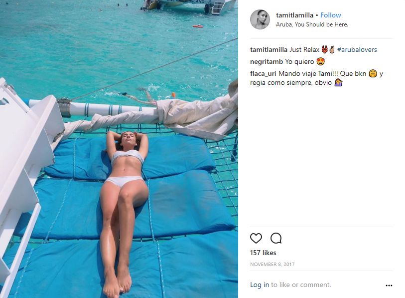 Instagram-User-Photo-at-tamitlamilla-island-life-Aruba-You-Should-be-Here-location-tag-tanning-catamaran-layout-ocean-sea-sunshine-tanlines