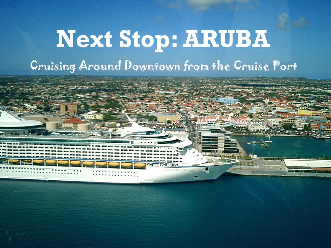 as we left on our cruise ship - Picture of Royal Plaza Mall, Aruba