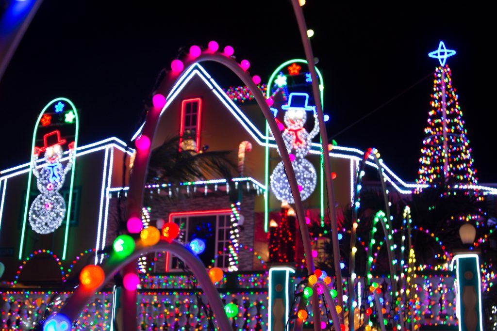 Driving Around The Christmas Lights in Aruba