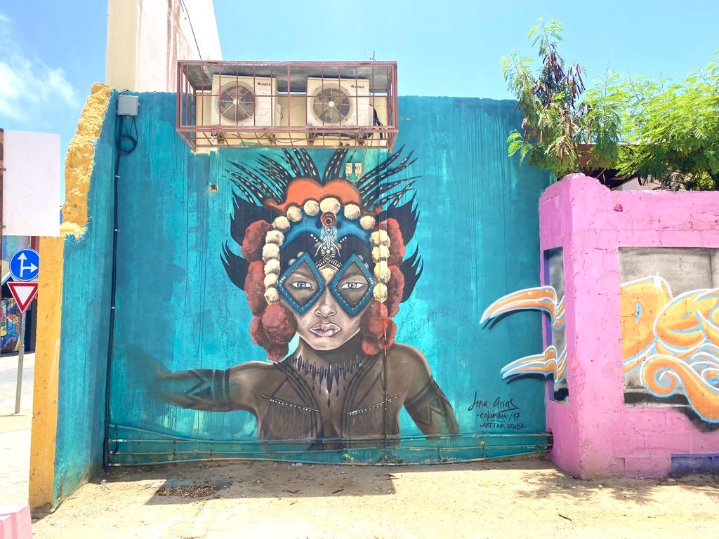 A Glimpse of the Vibrant Street Art Found in San Nicolas, Aruba
