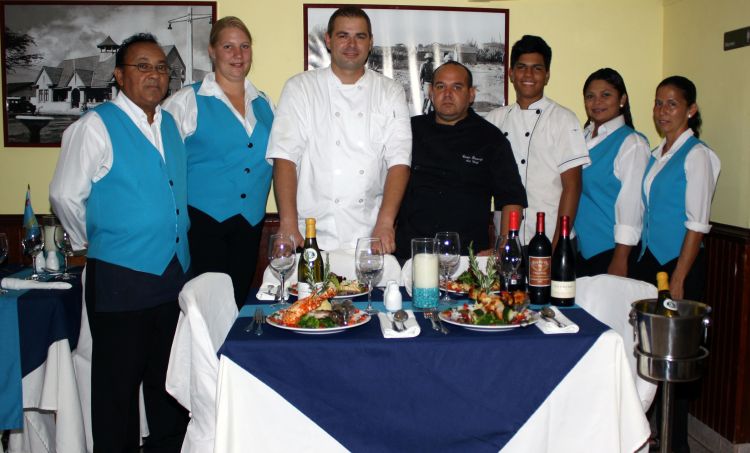 The Blue Lobster Restaurant Aruba is reducing their prices