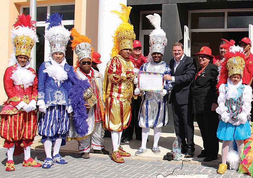 Prins and Panchos took over command from Aruba’s Prime Minister