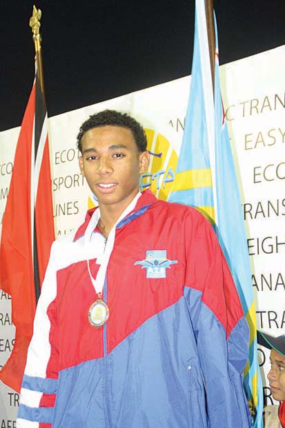 Aruban athlete Jemal Le Grand was named as one of the best swimmers of the USA high school competition