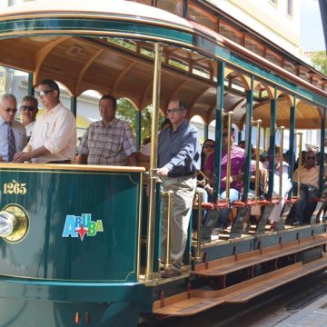 Street Car is up and running on Aruba's Mainstreet