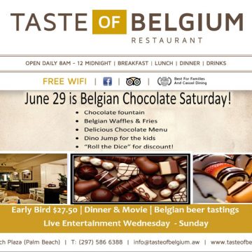 Taste of Belgium's tombola fiesta starts this Saturday