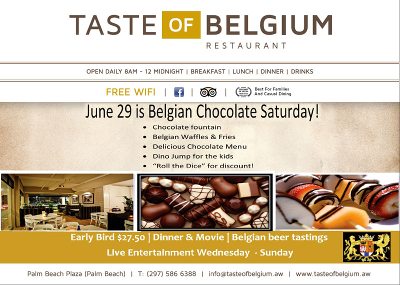 Taste of Belgium’s tombola fiesta starts this Saturday