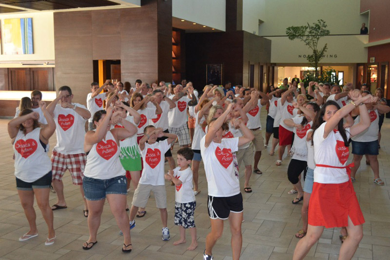 Jessica and Adam’s Fabulous Flash Mob At Marriott
