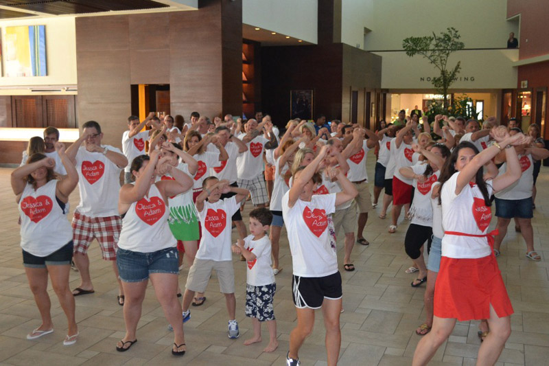 Jessica and Adam's Fabulous Flash Mob At Marriott