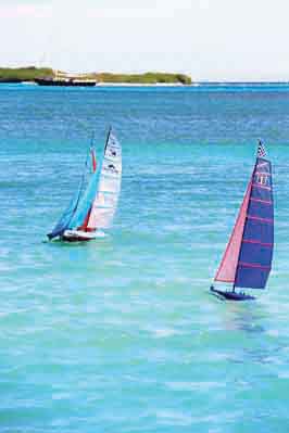 Aruba sweeps first place in all divisions of the International Miniature Boat Races