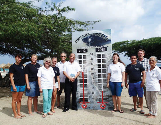 Look for the new Turtle information signs at Aruba's Eagle Beach