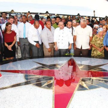 Artists who created the monument Fernado Ver Meer and Gilbert Senchi.jpg