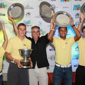 Young golfers make history at the Aruba International Pro/Am 2013 Tournament