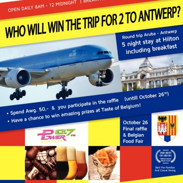 Get ready for take-off with Taste of Belgium Aruba Tombola Fiesta