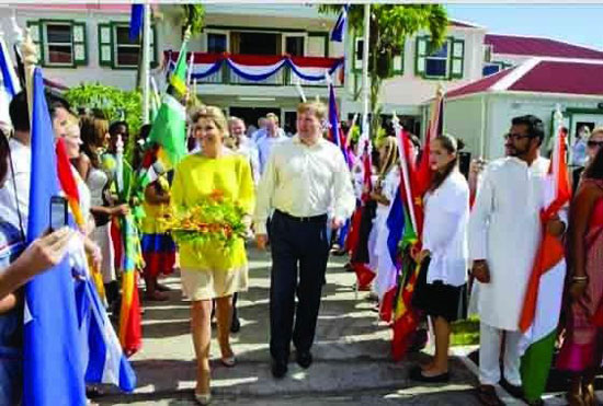 HRM King Willem-Alexander and HRM Queen Maxima arrive on Aruba today