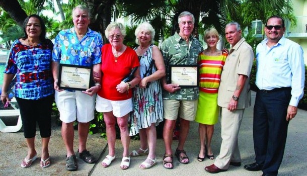 Long time guests of Aruba celebrate a shared century of marriage and