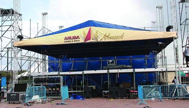 Starting tomorrow: Aruba’s Caiso and Soca Monarch at the new Carnival Village in San Nicolas