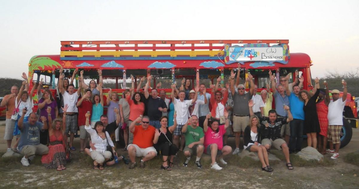 Experience Aruba in a very unique way with the KukooKunuku party bus