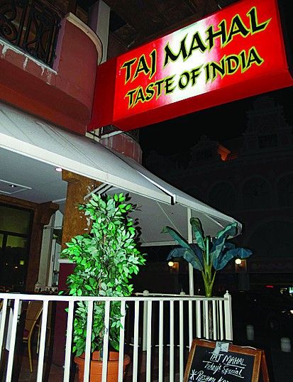 Taj Mahal Restaurant offering a wide variety of authentic Indian dishes