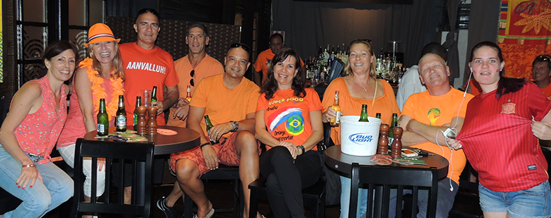 Newly renovated Amazonia Churrascaria now featuring a Lounge & Sports Bar, just in time to accommodate soccer fans in Aruba