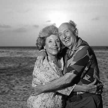 Maxine and Lee Olshan spend their golden anniversary in the company of three generations at the Marriott Aruba Surf Club