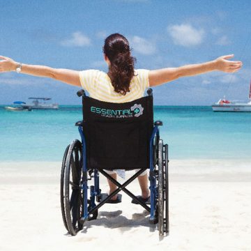 Wheelchair rentals available at Essential Health Supplies Aruba
