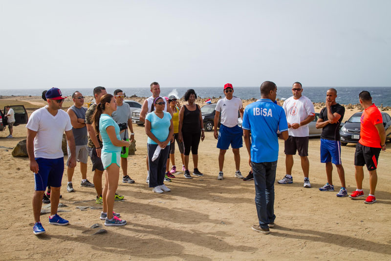 The GM Challenge Relay Race on July 5th, an event organized by the Radisson Aruba Resort Casino & Spa, to start at the goldmine ruins in Bushiribana, Aruba