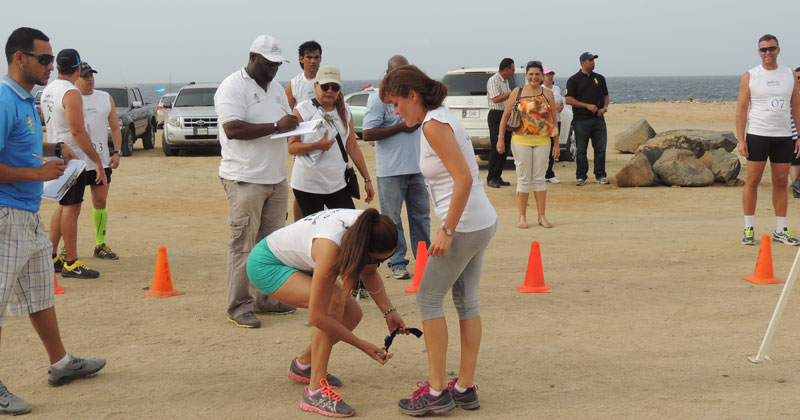 Another GM’s Challenge of the Aruba Radisson Resort took place at the Bushiribana Goldmine Ruins