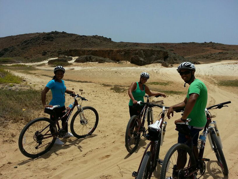 Explore the island on a bike with Tromp Tours Aruba