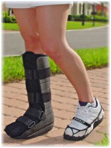 Orthopedic walking boot now available at Essential Health Supplies Aruba