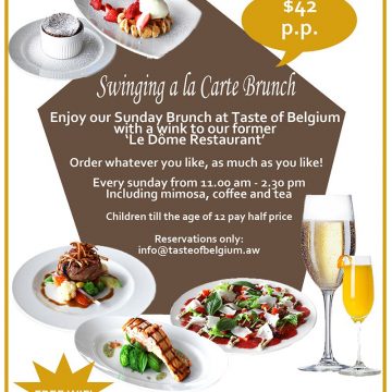A La Carte Sunday Brunch at Taste of Belgium