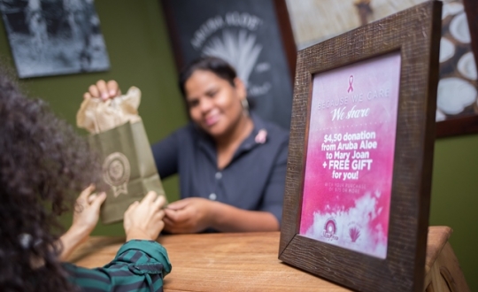 Aruba Aloe invites the community to team in the fight against breast cancer
