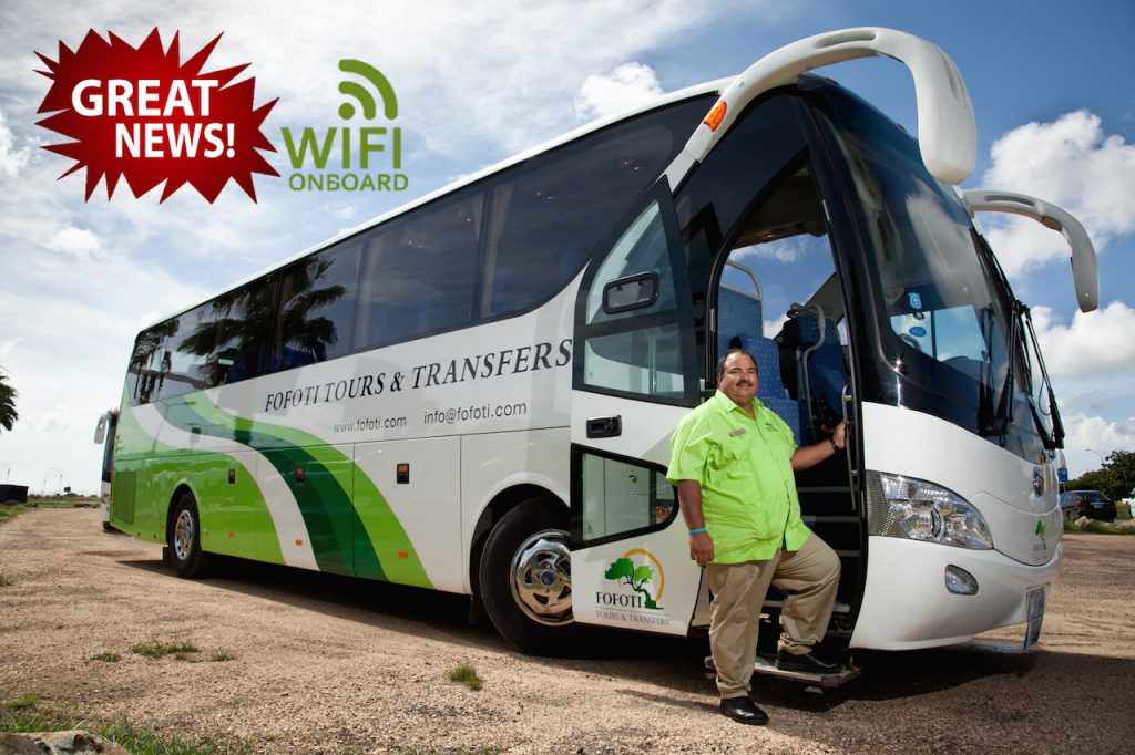 Fofoti Tours and Transfer Aruba Introduces WiFi to Their Fleet