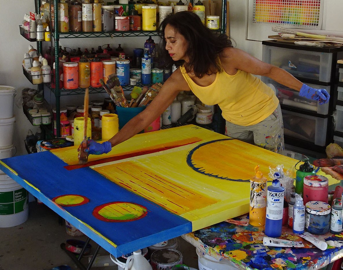 Local Artist Grace Ashruf with Art for Global Change to Liftoff in New York