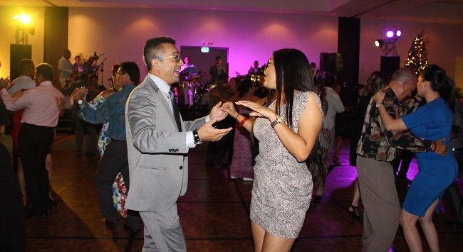 Team Members Celebrate the Season with a Masquerade Ball at the Hilton Aruba Resort & Casino
