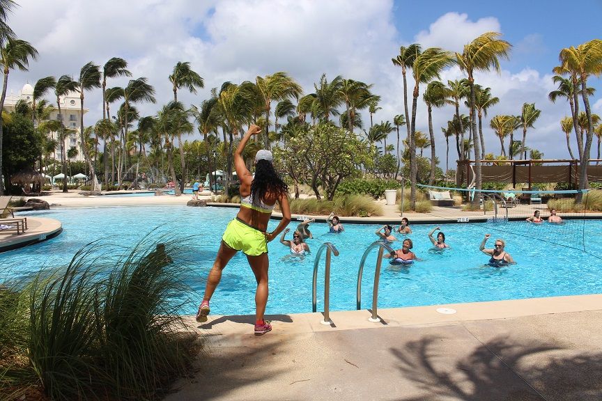 Physical and Emotional Wellbeing Promoted on Global Wellness Day at the Hilton Aruba Resort