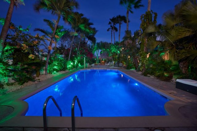 Paradera-Park-Pool-view-East-at-night-Aruba-News-VisitAruba