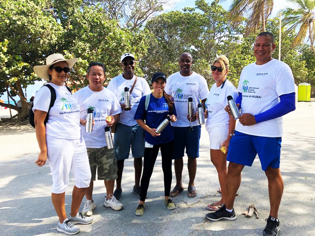 Bucuti & Tara Aruba Beach Resort Participates in AHATA’s 18th Annual Coastal Clean-Up