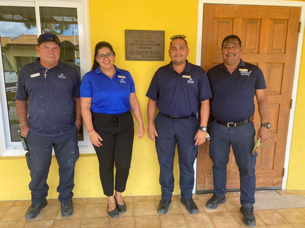 Celebrating Hilton Aruba’s Engineering Month by Giving Back to the Local Community
