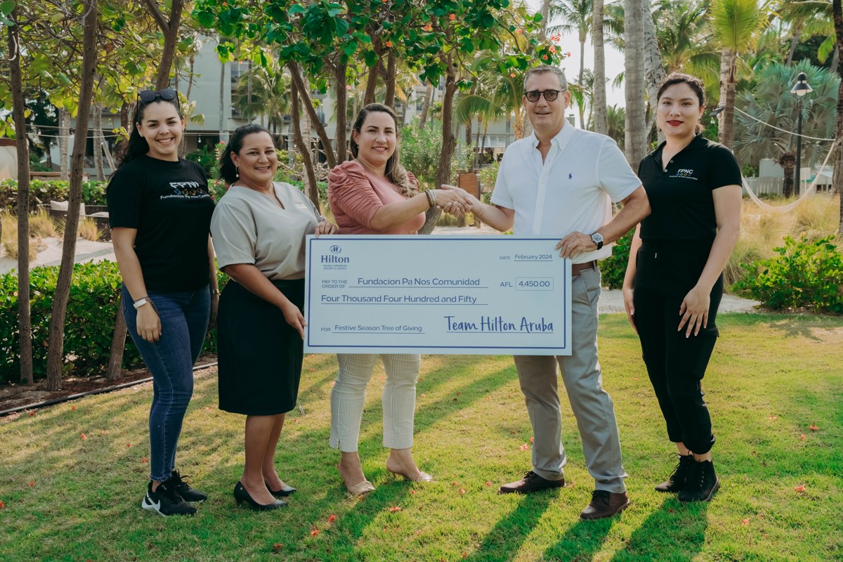 The Hilton makes a much-needed donation to FPNC