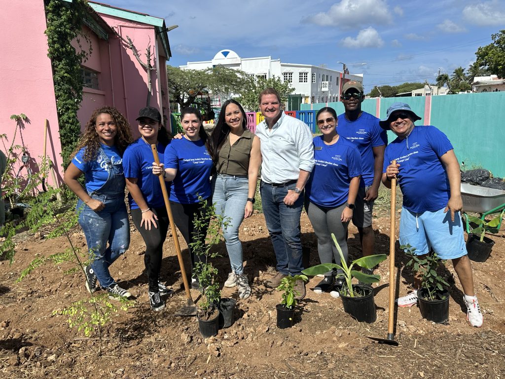 Planting a Greener Future: Bucuti & Tara Associates Joined the Food Forest Project at Santa Jacinta School