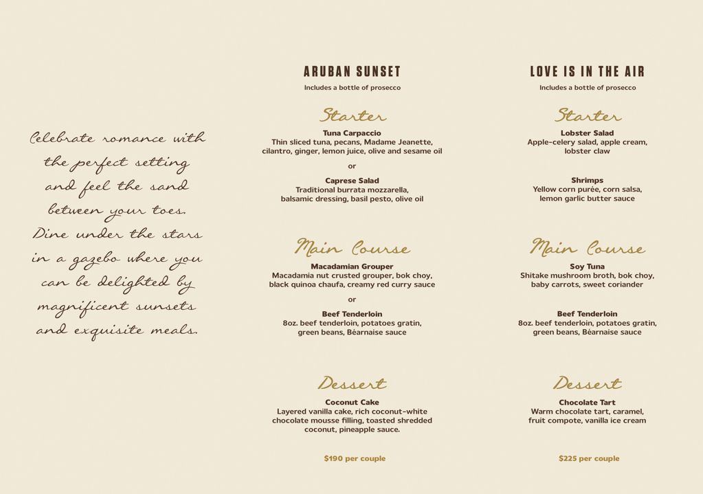 Atardi's Private Dining Under the Stars