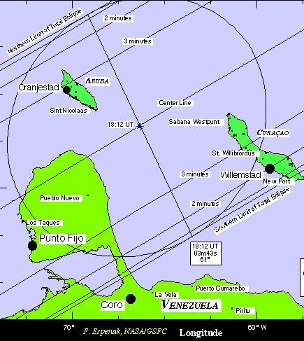 Total Solar Eclipse: Aruba