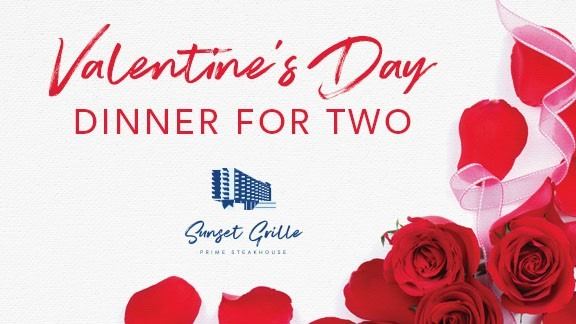 Valentine's Day Dinner for Two at Sunset Grille