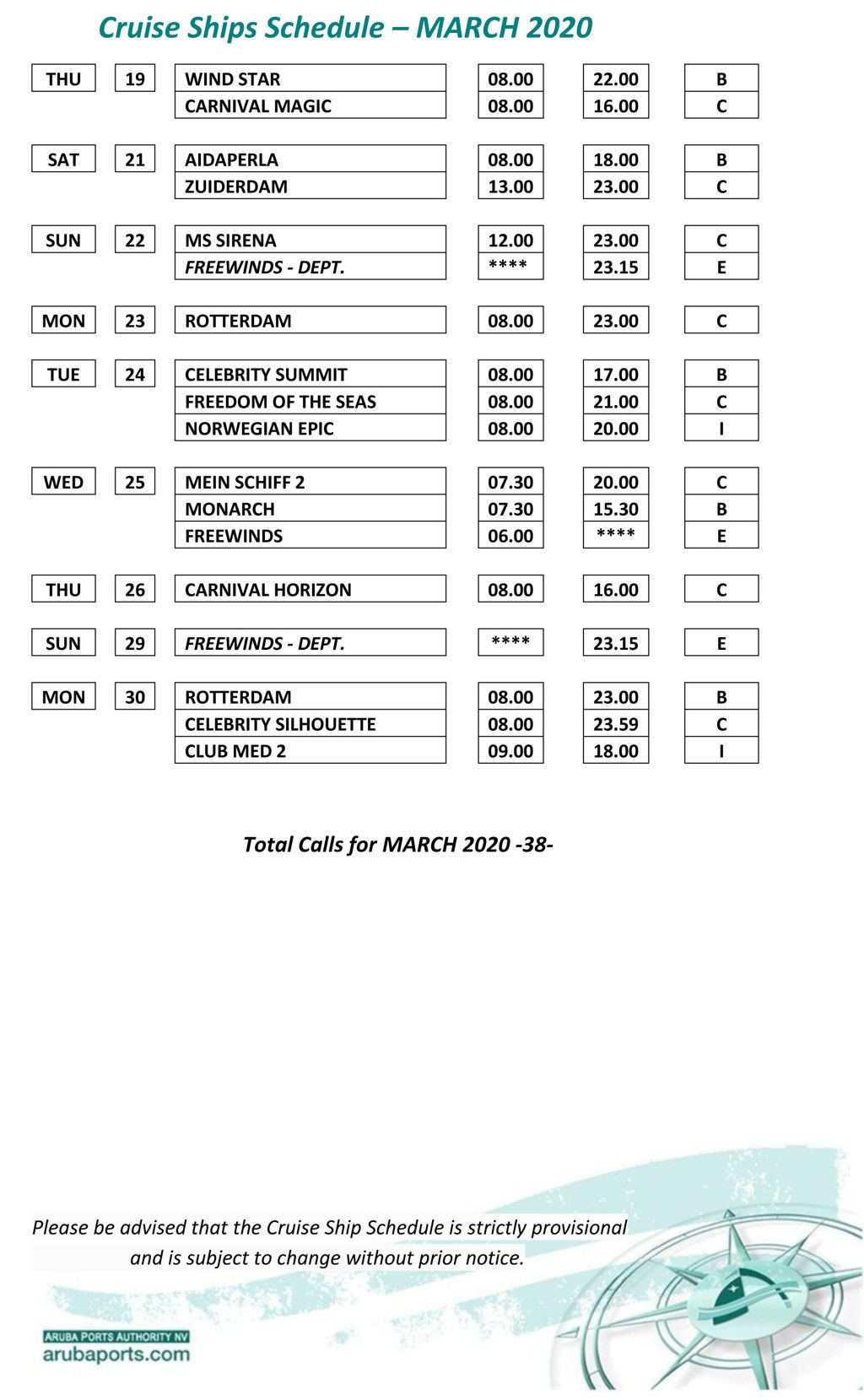 Aruba Cruises - Cruise Schedule - Carnival Cruise Lines, Royal