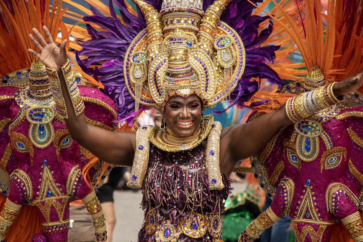Aruba Carnival purple costume  Carnival, Caribbean carnival