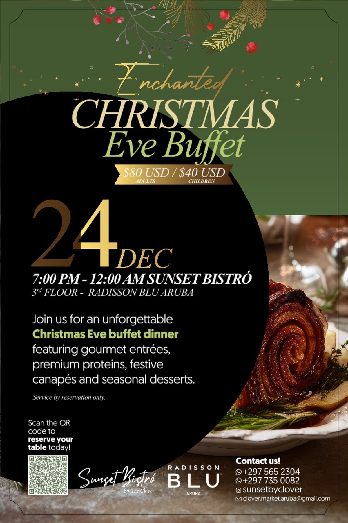 Enchanted Christmas Eve Dinner Buffet at Radisson Blu