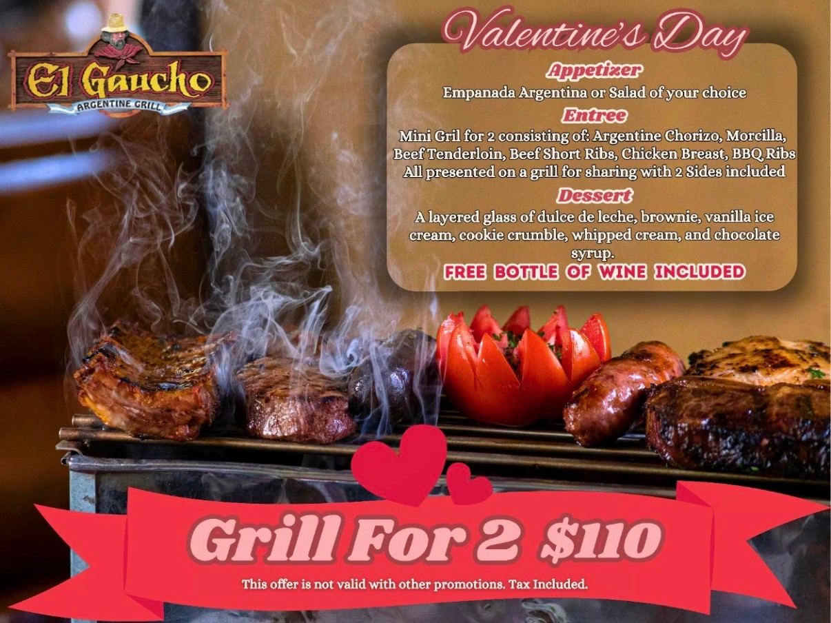 Valentines Day at El Gaucho Argentine Grill