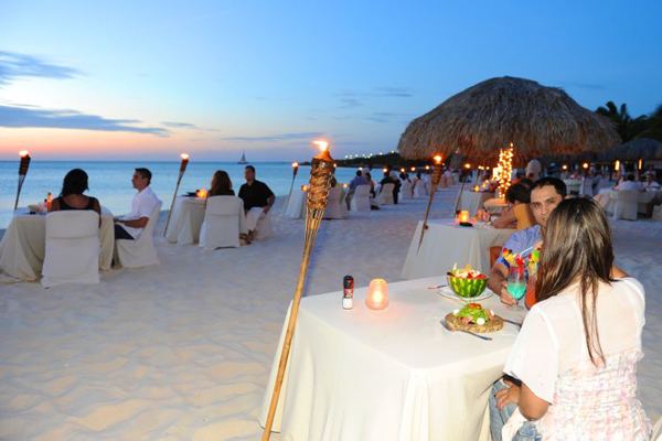 Aruba Restaurants Beachfront Dining